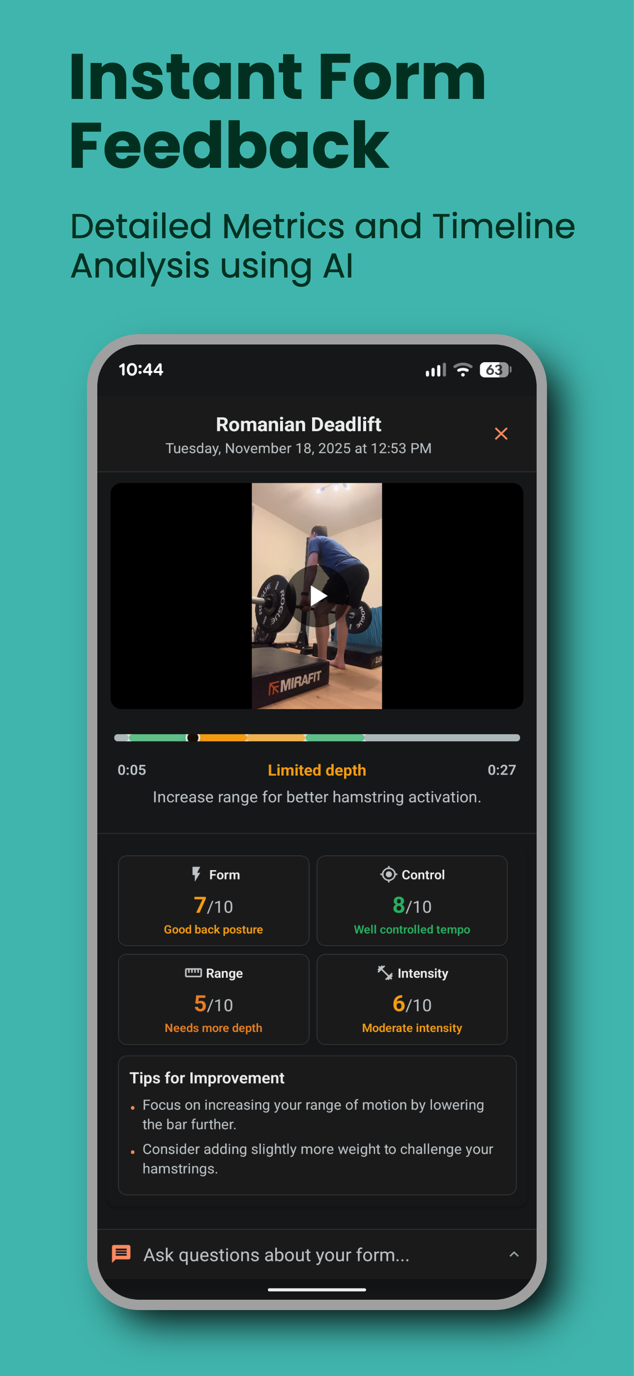 Instant Form Feedback